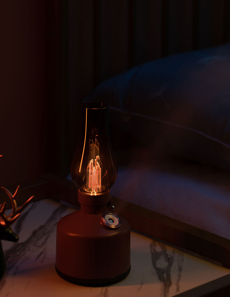 Essential Oils Diffuser Cute Lamp Humidifier USB Rechargeable Desktop Lantern Humidifier Two Mist Modes for Bedroom Birthday for Women Mom Grandma