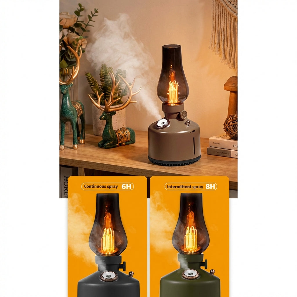 Essential Oils Diffuser Cute Lamp – Soft Mist & Cozy Night Light