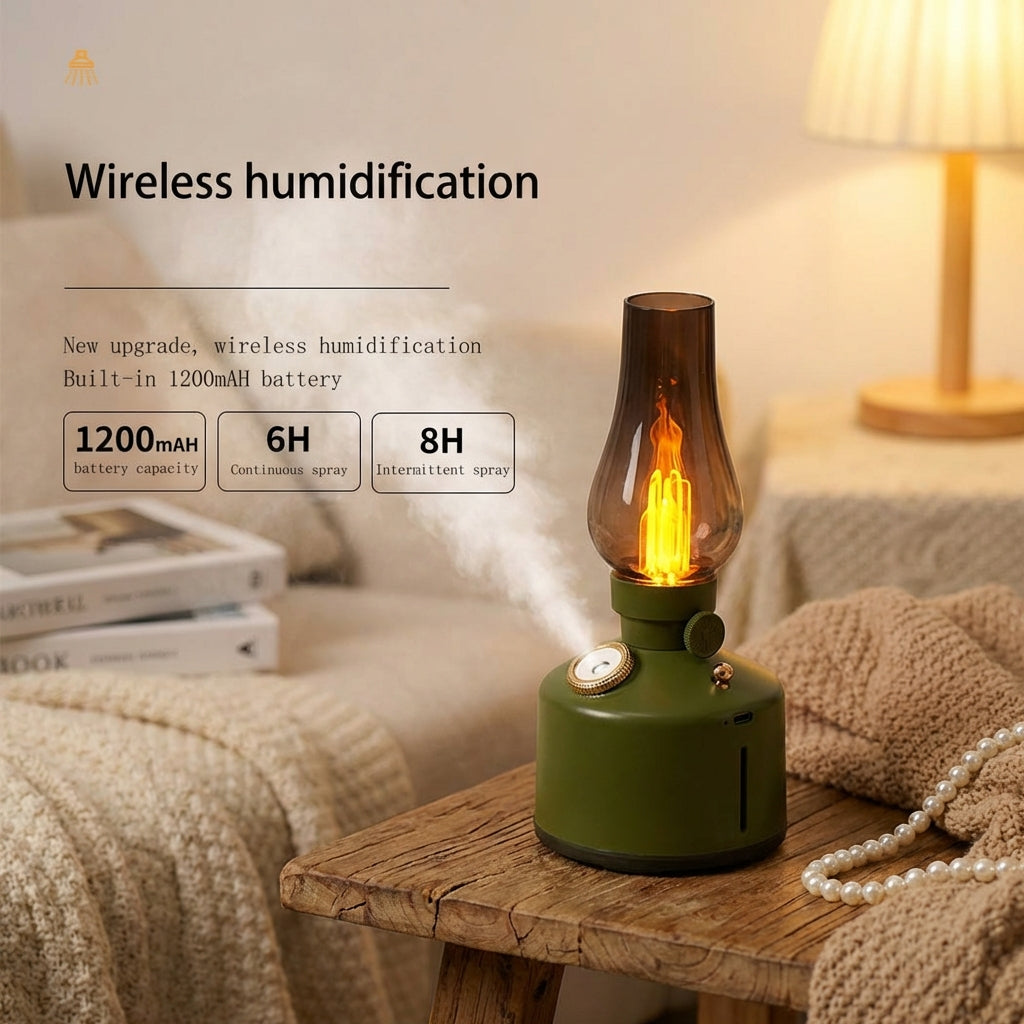 Essential Oils Diffuser Cute Lamp – Soft Mist & Cozy Night Light