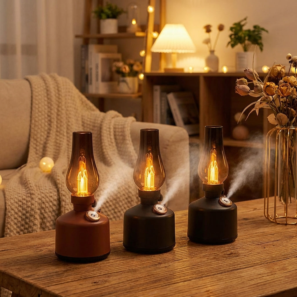 Essential Oils Diffuser Cute Lamp – Soft Mist & Cozy Night Light