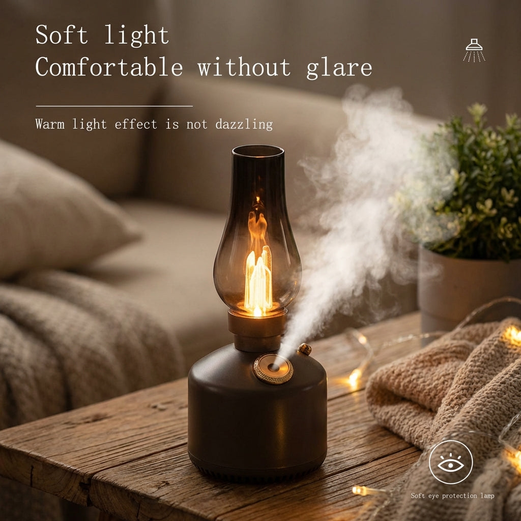 Essential Oils Diffuser Cute Lamp Humidifier USB Rechargeable Desktop Lantern Humidifier Two Mist Modes for Bedroom Birthday for Women Mom Grandma