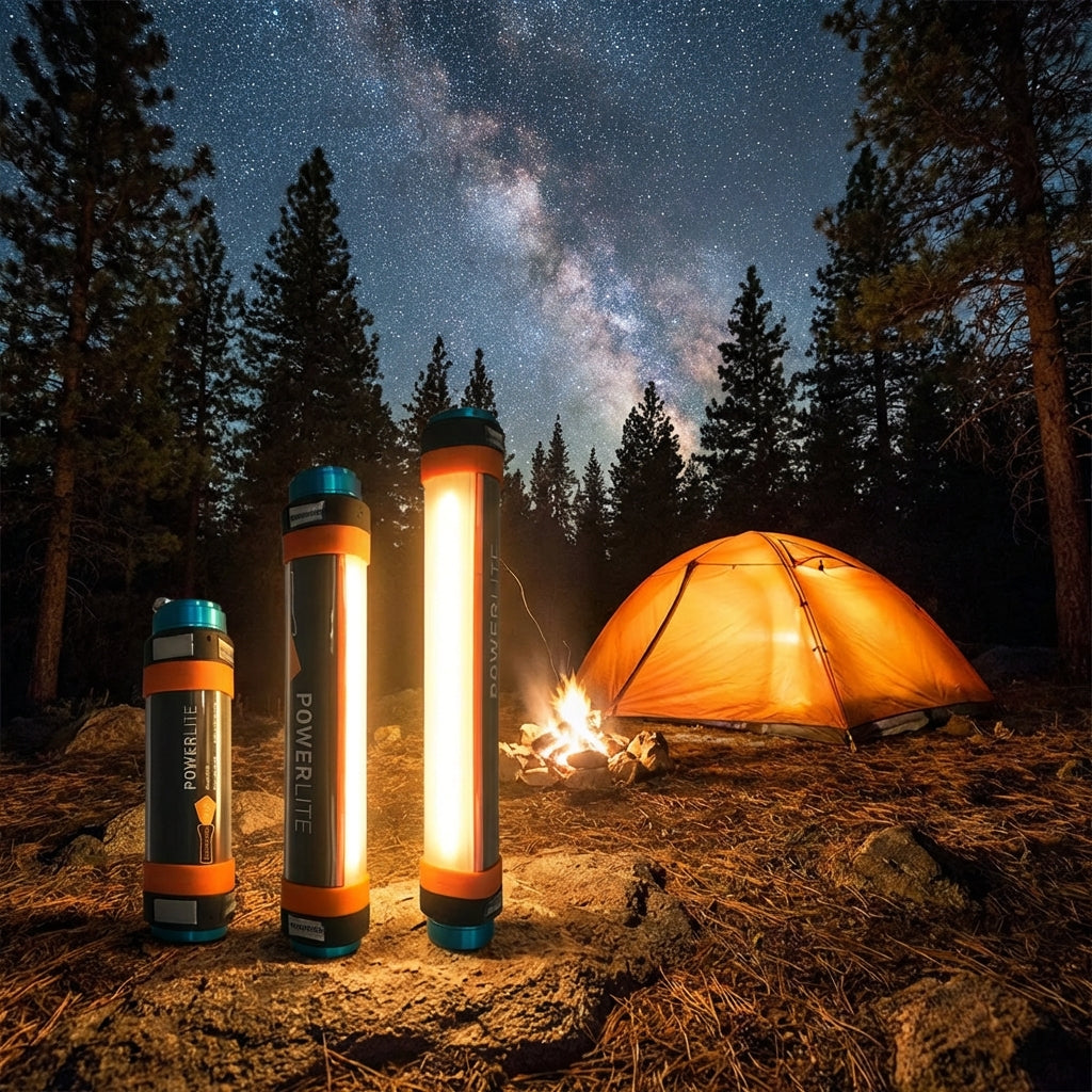 Waterproof Flashlight Torch IP68 Rechargeable 5500K + 580nm LED Camping Travel Outdoor Light