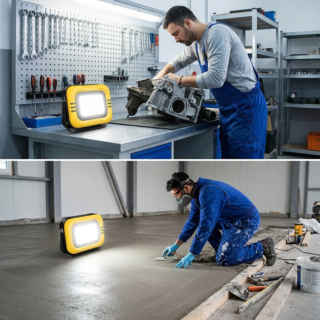 Solar Camping Work Light – Portable, Magnetic & Emergency-Ready