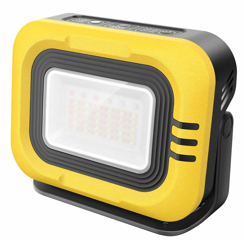 Portable Camping LED Light Solar Camping Spotlight Emergency Rechargeable Magnetic Work Lamp