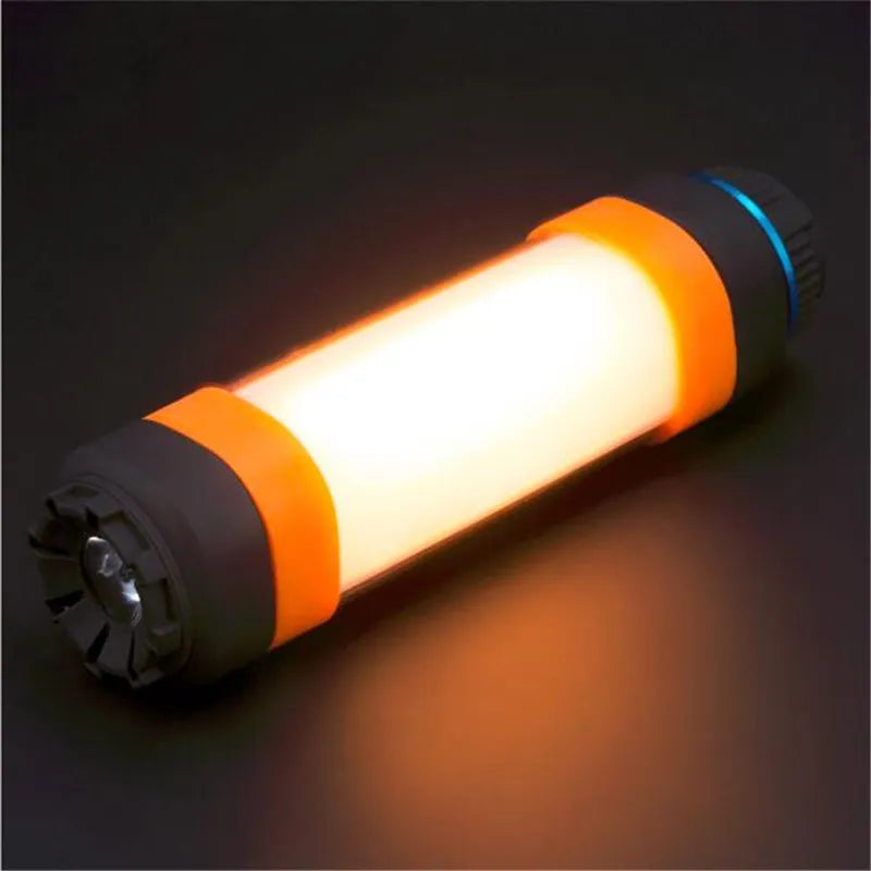 Waterproof Flashlight Torch IP68 Rechargeable 5500K + 580nm LED Camping Travel Outdoor Light