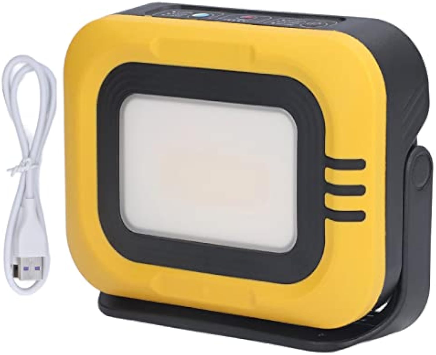 Portable Camping LED Light Solar Camping Spotlight Emergency Rechargeable Magnetic Work Lamp