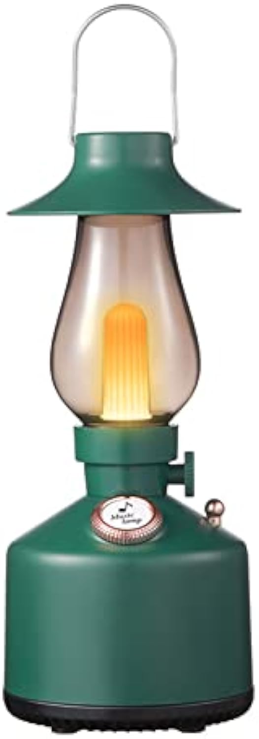 Retro Bluetooth Table Lamp Dimmable Candlelight Speaker with IPX4 Waterproof 8 Hour Playtime for Bedroom Decor Camping Vintage Style